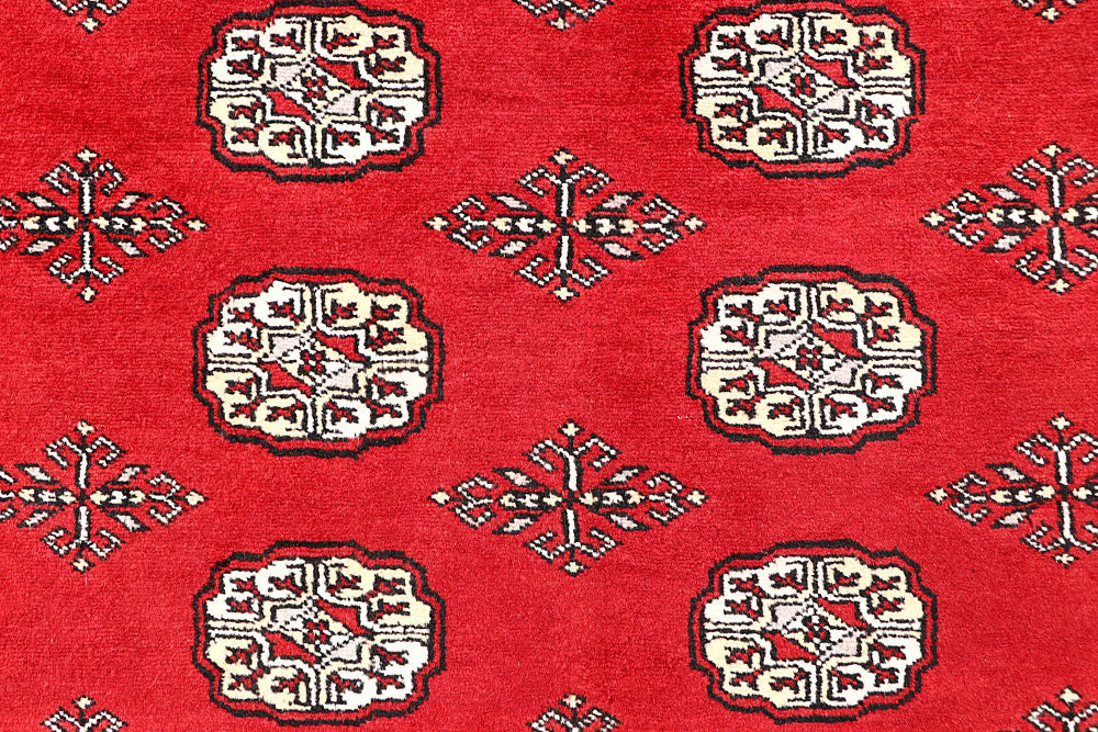Red Bokhara 5' 7 x 8' 11 - No. 60439 - ALRUG Rug Store