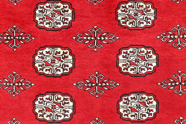 Red Bokhara 5' 7 x 8' 11 - No. 60439 - ALRUG Rug Store