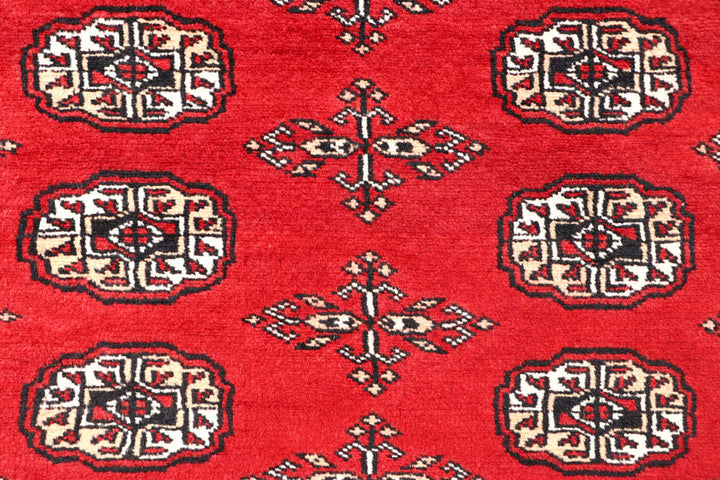 Red Bokhara 5'  6" x 8' " - No. QA98186