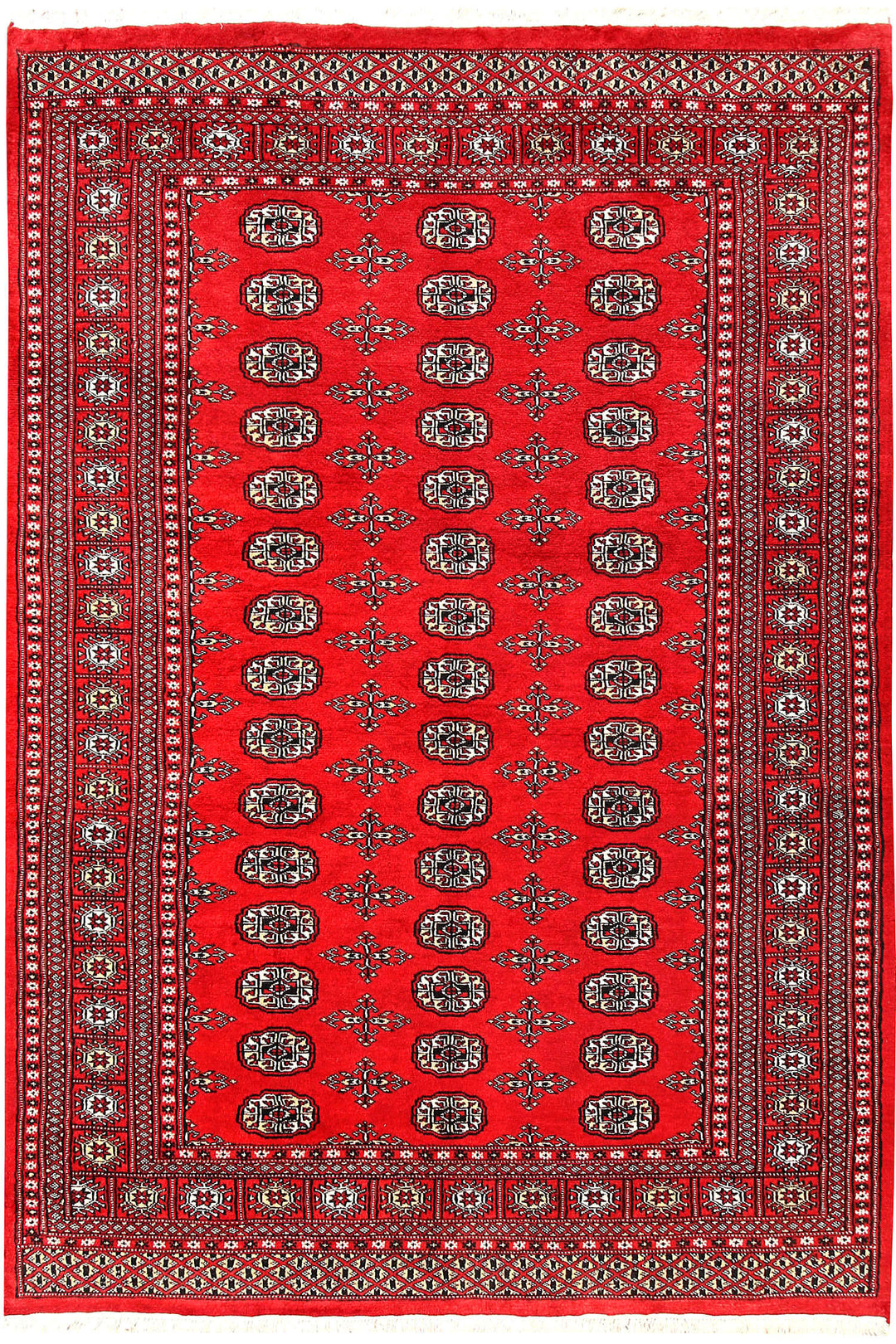 Red Bokhara 5' 6 x 8' - No. 60441 - ALRUG Rug Store