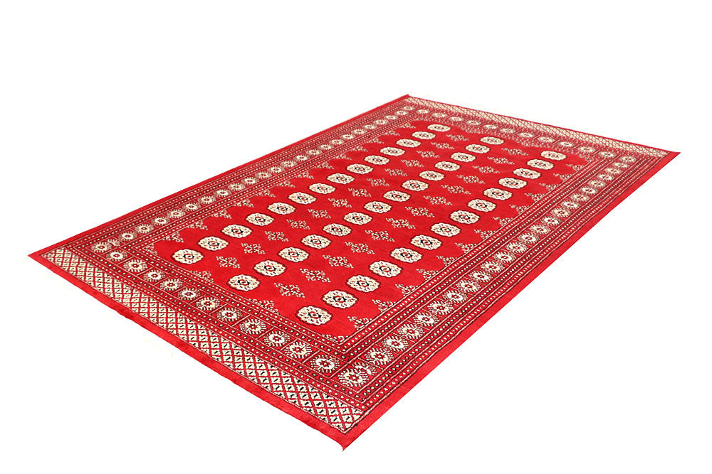 Firebrick Bokhara 5' 6 x 8' 3 - No. 60446 - ALRUG Rug Store