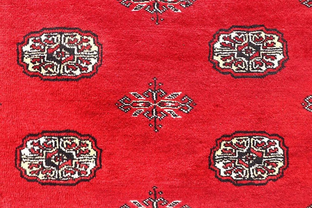 Red Bokhara 5' 7 x 8' 10 - No. 60449 - ALRUG Rug Store