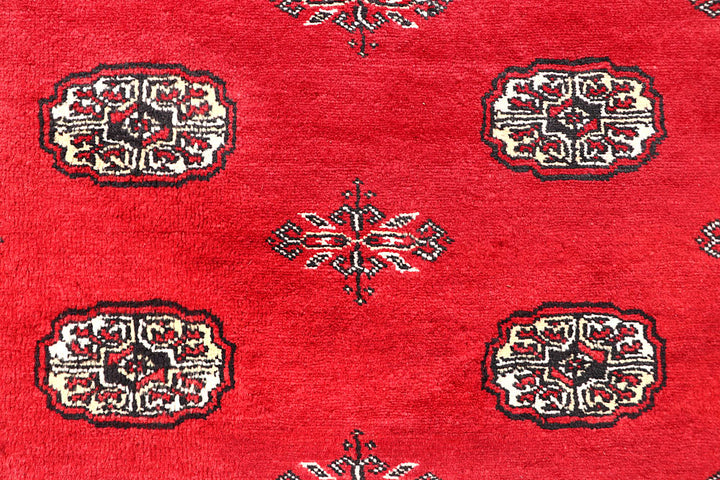Red Bokhara 5' 7 x 8' 10 - No. 60449 - ALRUG Rug Store
