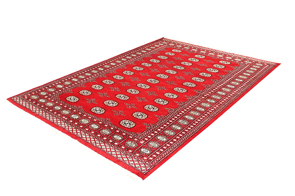 Red Bokhara 5' 9 x 8' 2 - No. 60451 - ALRUG Rug Store