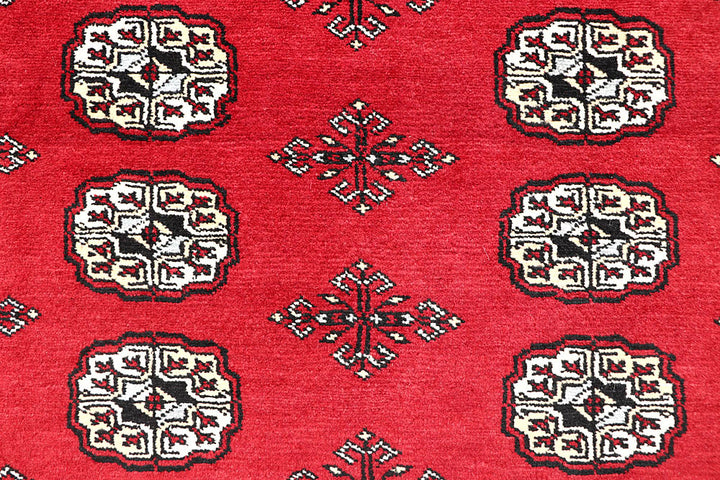 Red Bokhara 5' 6 x 8' 6 - No. 60452 - ALRUG Rug Store