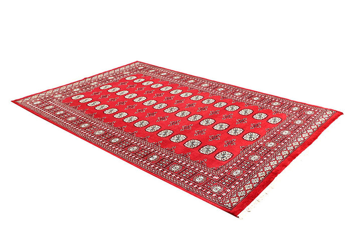 Red Bokhara 5' 6 x 8' 6 - No. 60452 - ALRUG Rug Store