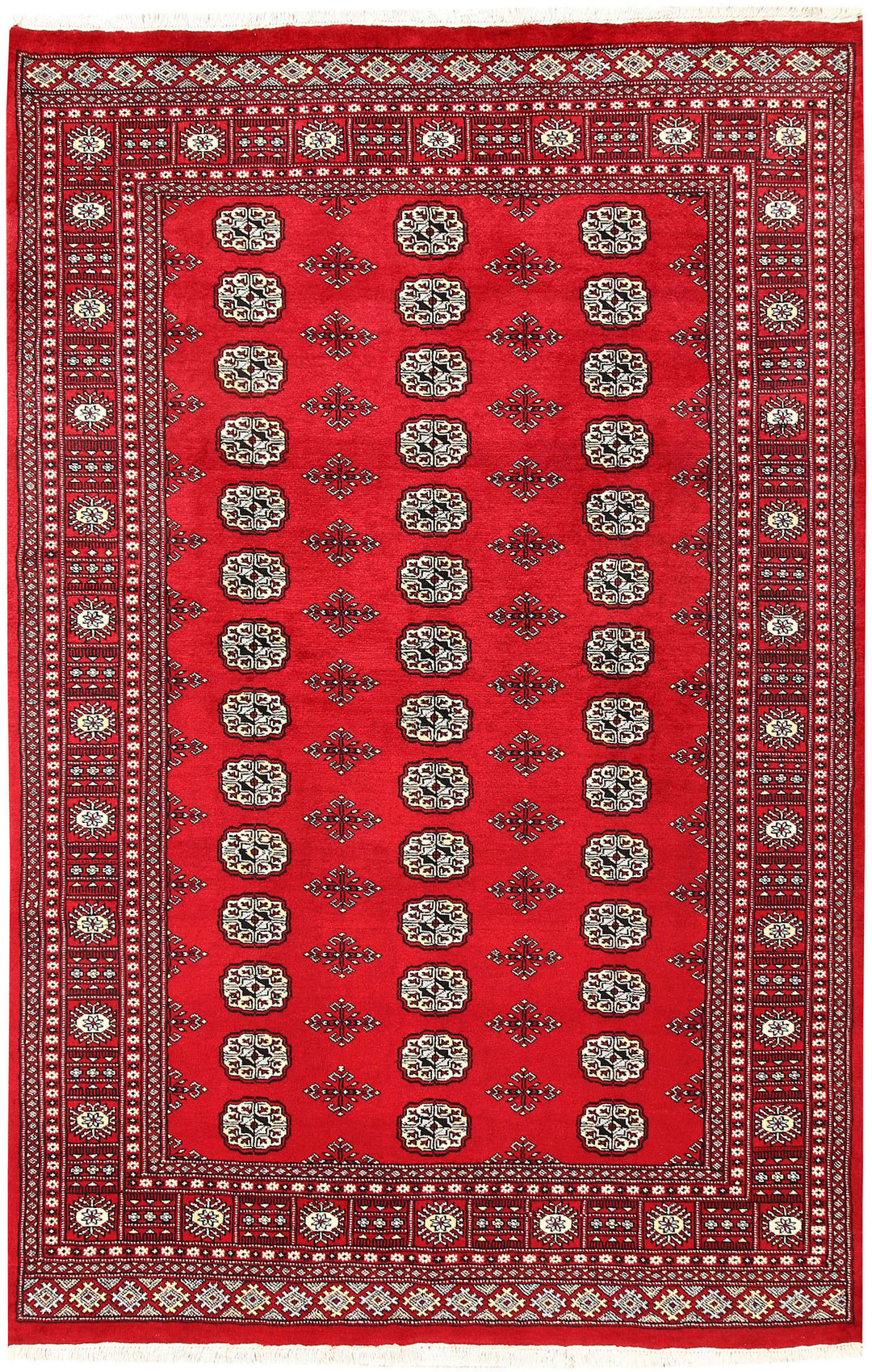 Red Bokhara 5' 6 x 8' 6 - No. 60452 - ALRUG Rug Store