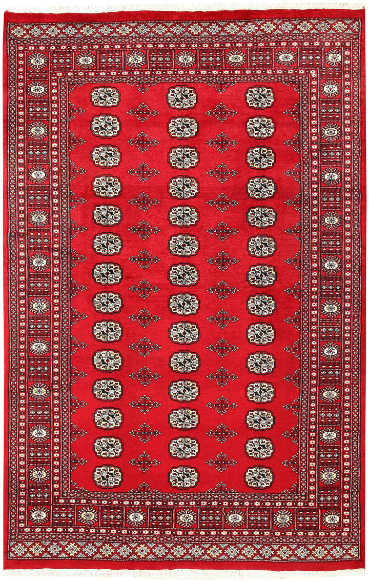 Red Bokhara 5' 6 x 8' 6 - No. 60452 - ALRUG Rug Store