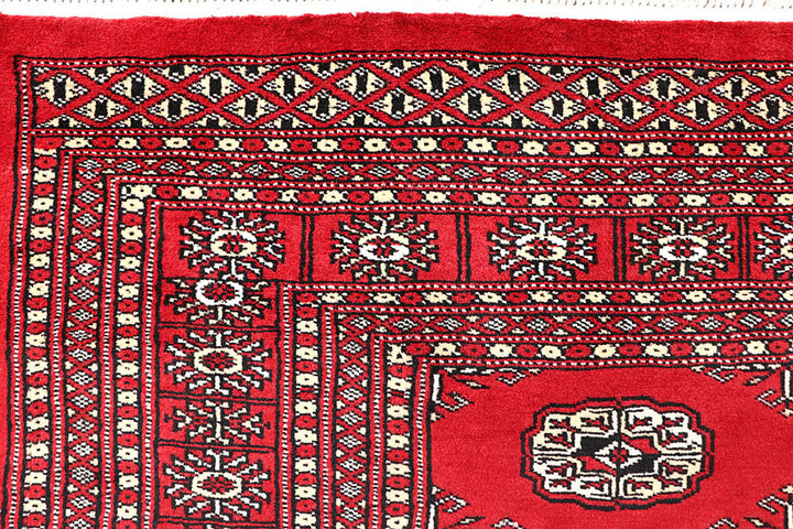 Red Bokhara 5'  6" x 8'  4" - No. QA73765
