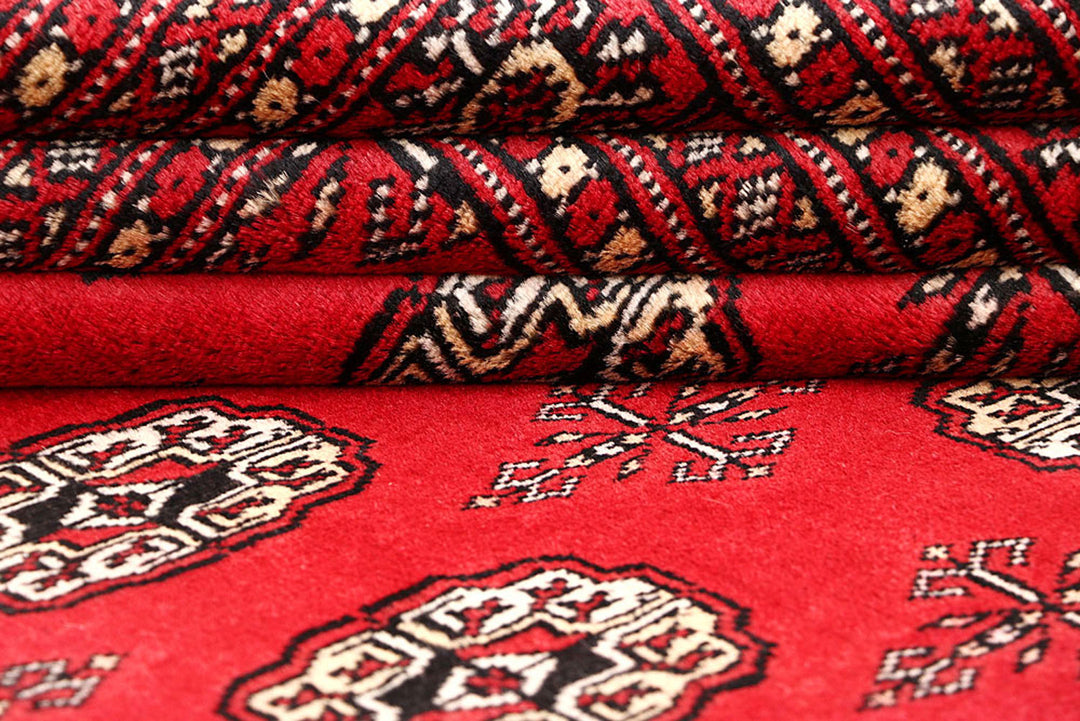 Red Bokhara 5'  6" x 8'  4" - No. QA73765