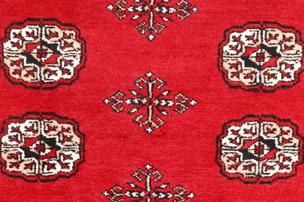 Red Bokhara 5' 7 x 8' 4 - No. 60455 - ALRUG Rug Store