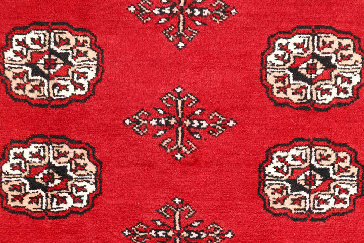 Red Bokhara 5' 7 x 8' 4 - No. 60455 - ALRUG Rug Store