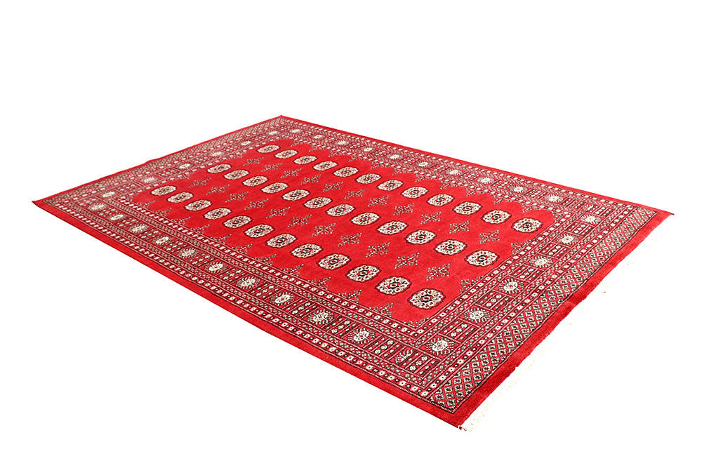 Red Bokhara 5' 7 x 8' 4 - No. 60455 - ALRUG Rug Store