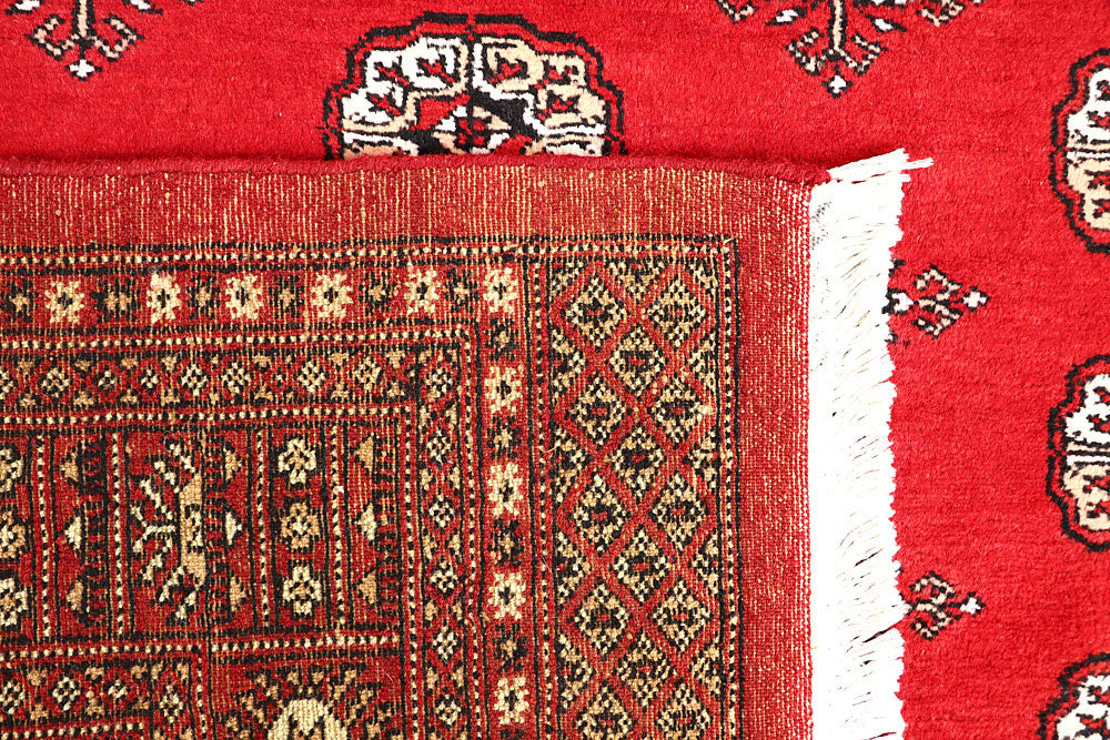 Red Bokhara 5' 7 x 8' 4 - No. 60455 - ALRUG Rug Store