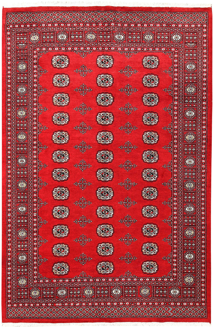 Red Bokhara 5' 7 x 8' 4 - No. 60455 - ALRUG Rug Store
