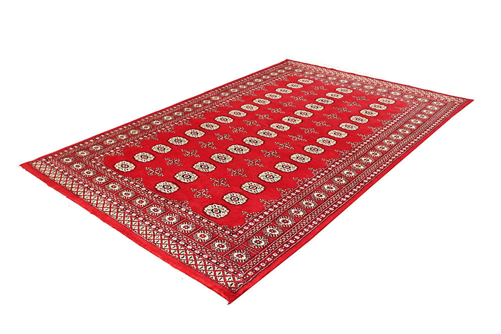 Firebrick Bokhara 5' 6 x 8' 6 - No. 60460 - ALRUG Rug Store