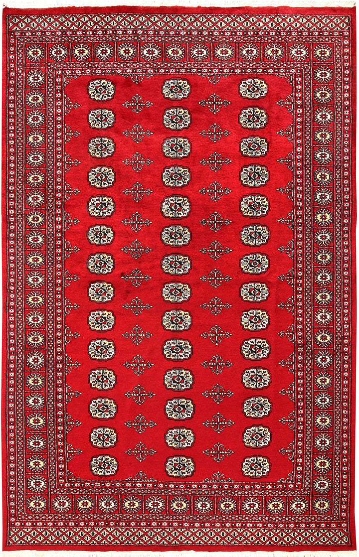 Firebrick Bokhara 5' 6 x 8' 6 - No. 60460 - ALRUG Rug Store