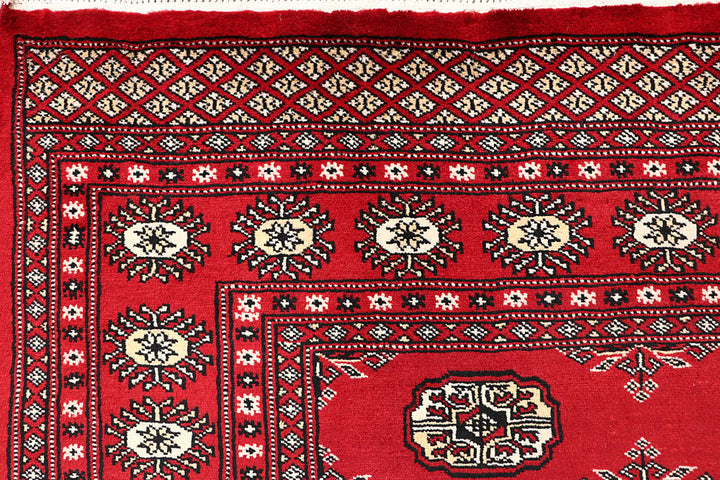 Firebrick Bokhara 5' 6 x 8' 7 - No. 60462 - ALRUG Rug Store