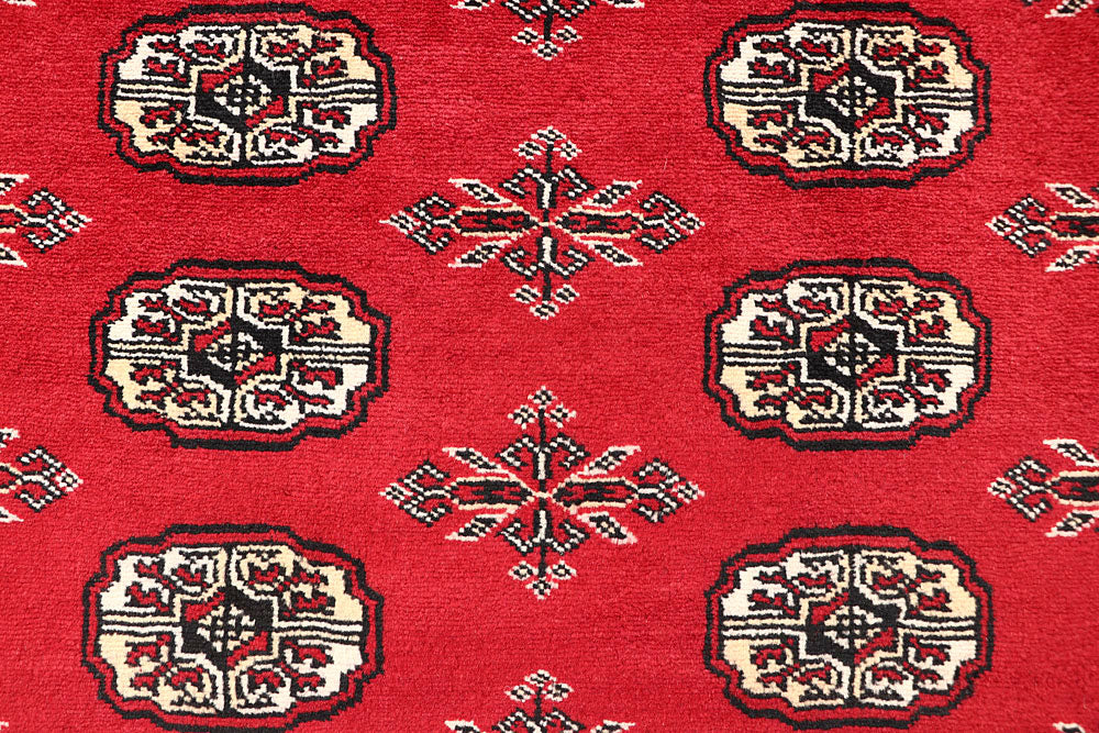 Firebrick Bokhara 5' 6 x 8' 7 - No. 60462 - ALRUG Rug Store