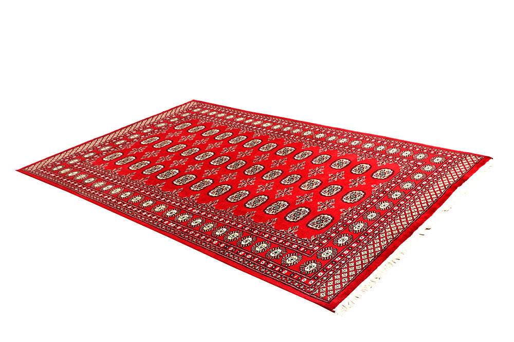 Firebrick Bokhara 5' 6 x 8' 7 - No. 60462 - ALRUG Rug Store