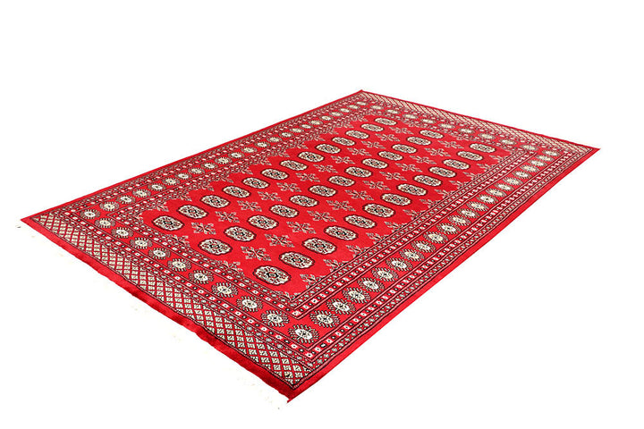 Firebrick Bokhara 5' 6 x 8' 7 - No. 60462 - ALRUG Rug Store