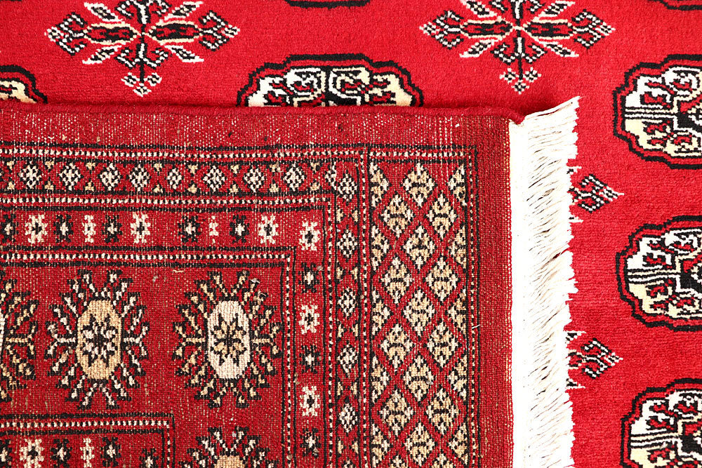 Firebrick Bokhara 5' 6 x 8' 7 - No. 60462 - ALRUG Rug Store
