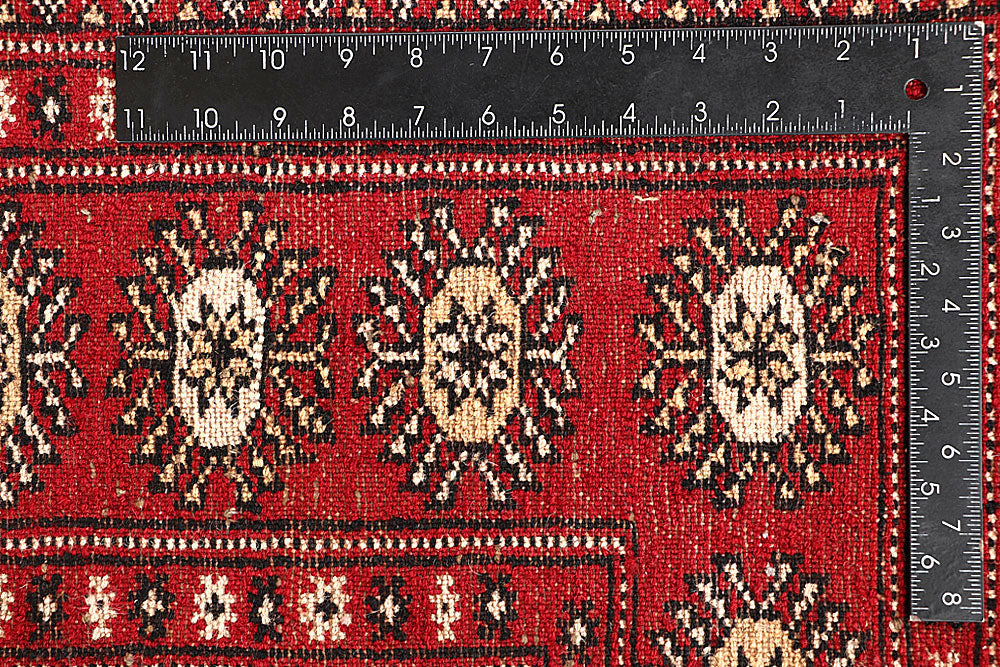 Firebrick Bokhara 5' 6 x 8' 7 - No. 60462 - ALRUG Rug Store