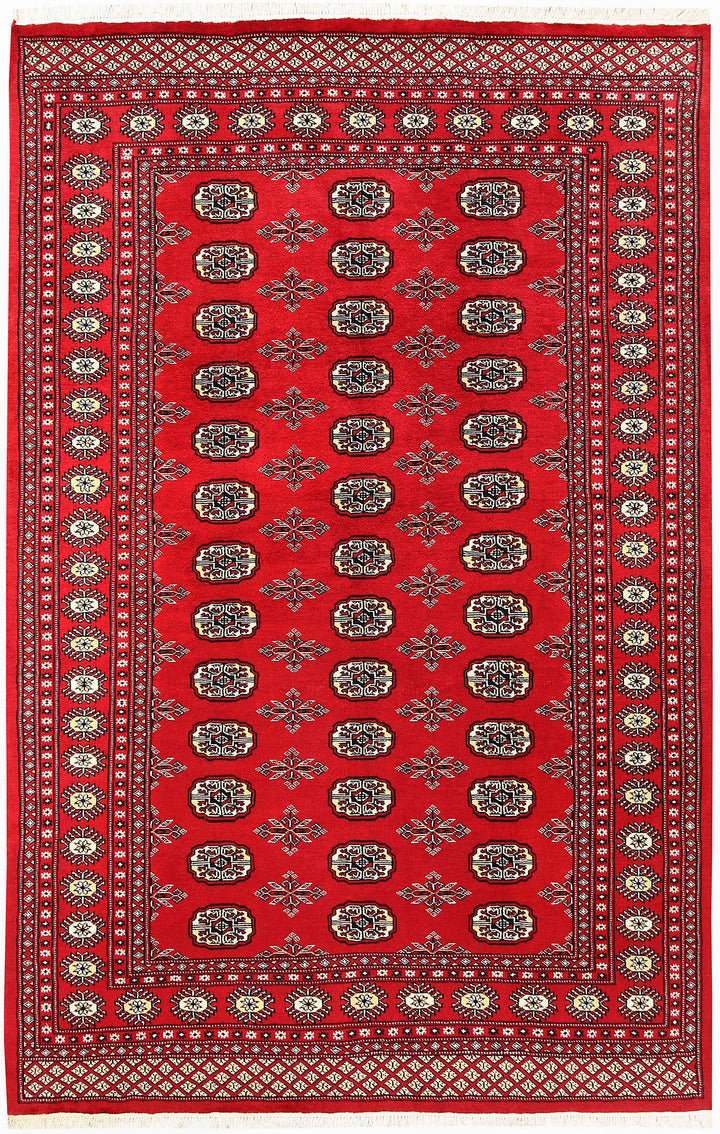 Firebrick Bokhara 5' 6 x 8' 7 - No. 60462 - ALRUG Rug Store