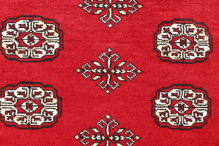 Firebrick Bokhara 5' 7 x 8' 5 - No. 60463 - ALRUG Rug Store