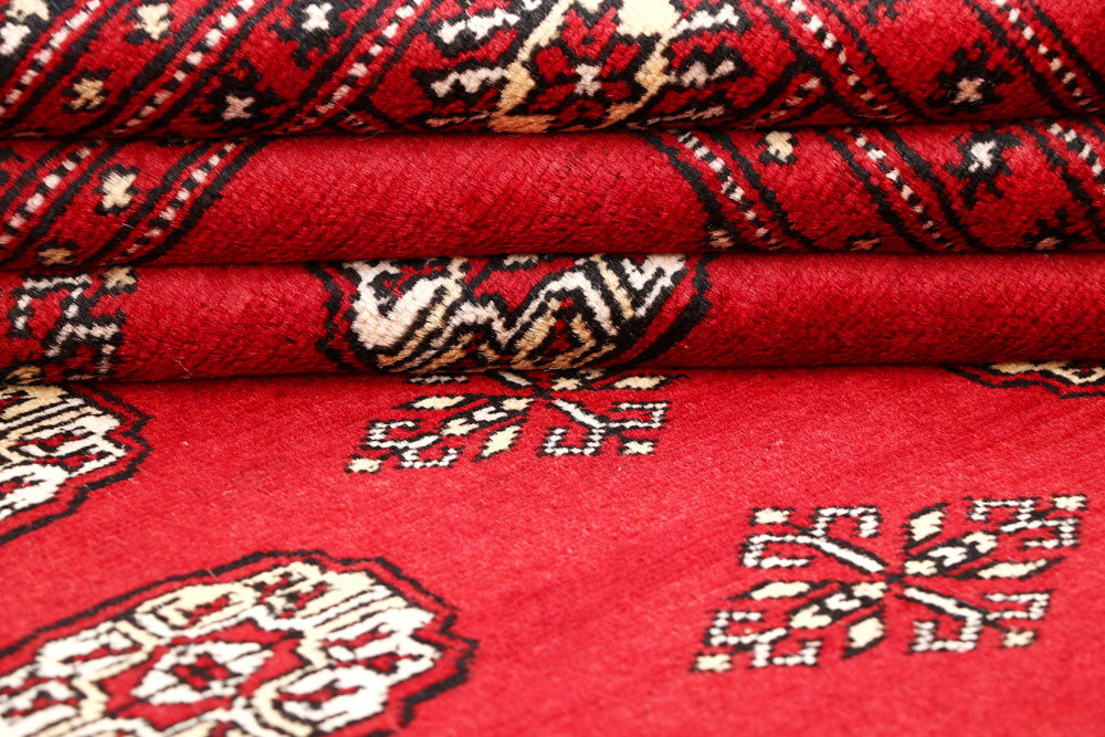 Firebrick Bokhara 5' 7 x 8' 5 - No. 60463 - ALRUG Rug Store