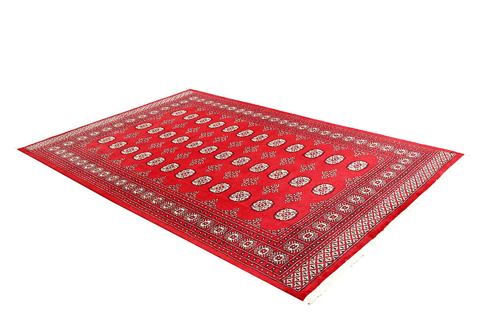 Firebrick Bokhara 5' 7 x 8' 5 - No. 60463 - ALRUG Rug Store