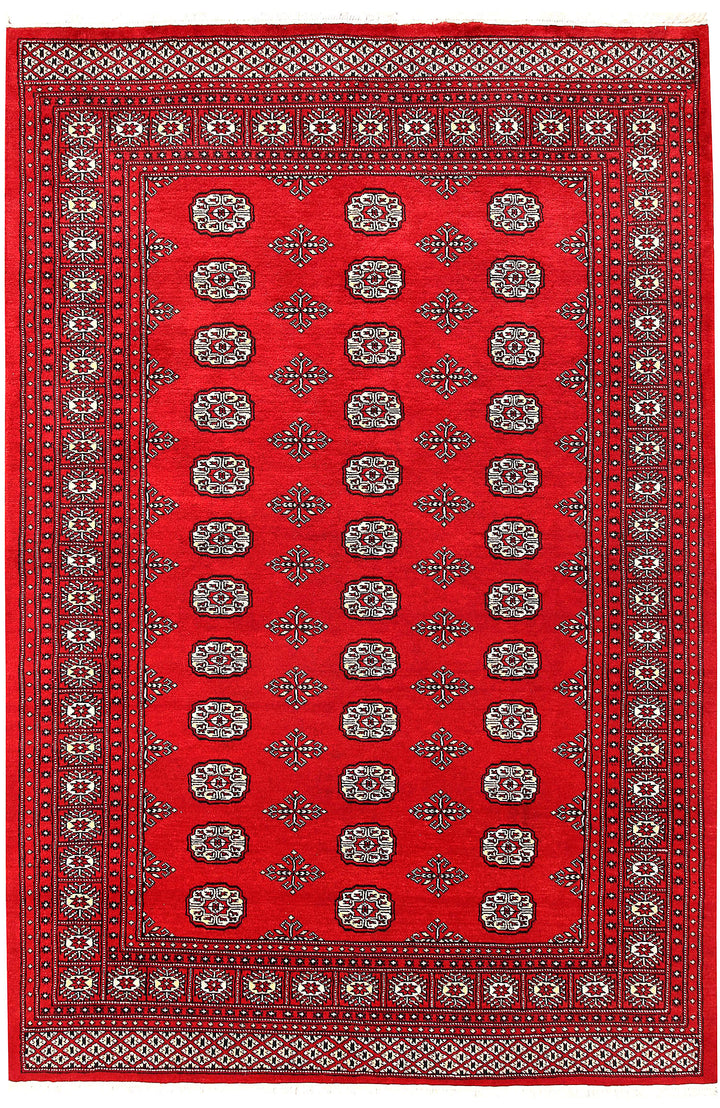 Firebrick Bokhara 5' 7 x 8' 5 - No. 60463 - ALRUG Rug Store
