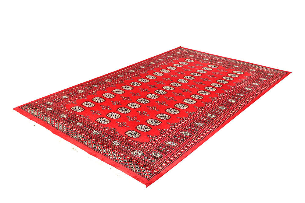 Firebrick Bokhara 5' 7 x 8' 10 - No. 60466 - ALRUG Rug Store