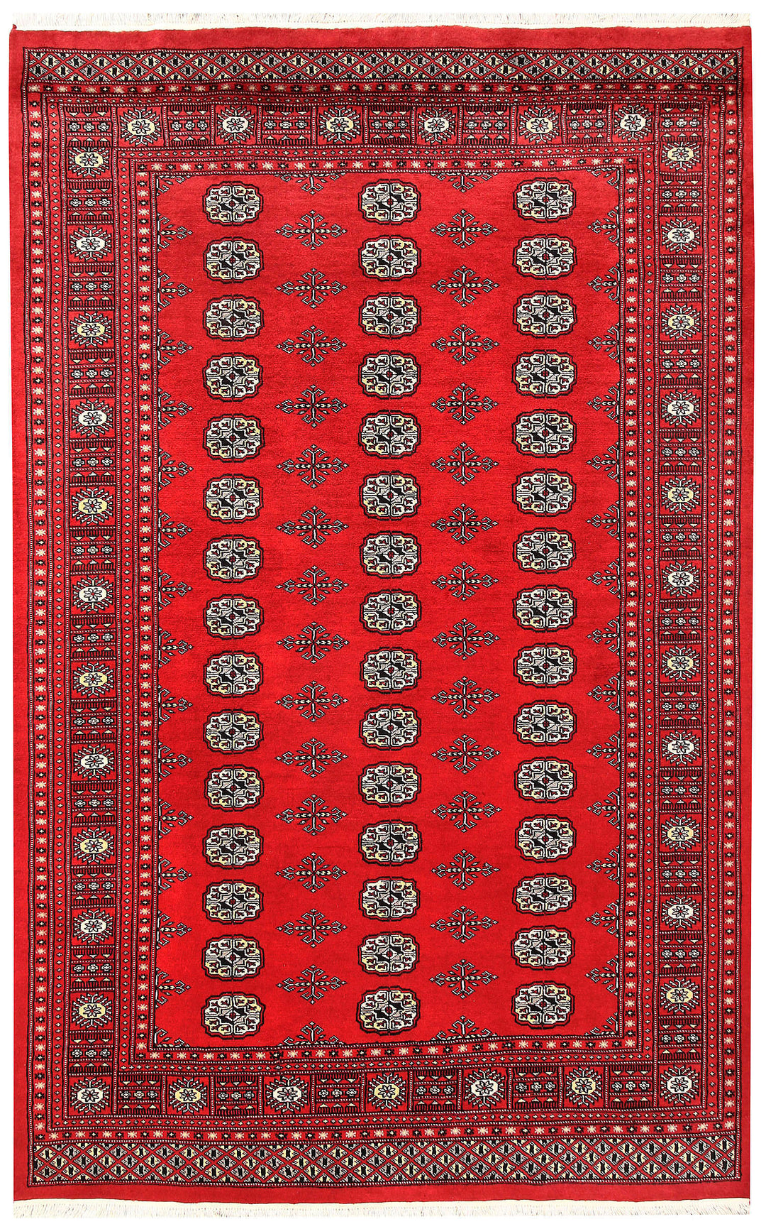Firebrick Bokhara 5' 7 x 8' 10 - No. 60466 - ALRUG Rug Store