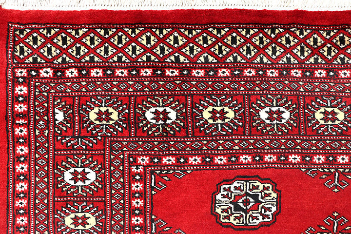 Firebrick Bokhara 5' 8 x 8' 5 - No. 60469 - ALRUG Rug Store