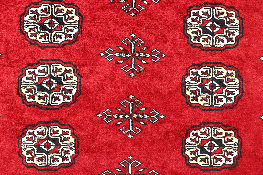 Firebrick Bokhara 5' 8 x 8' 5 - No. 60469 - ALRUG Rug Store