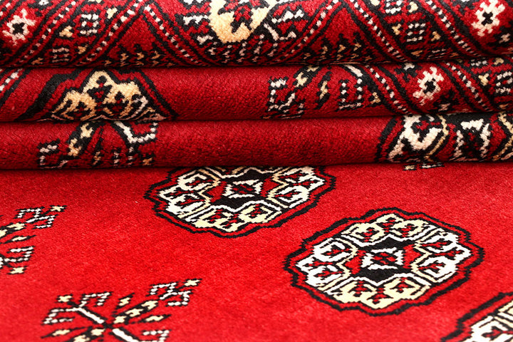 Firebrick Bokhara 5' 8 x 8' 5 - No. 60469 - ALRUG Rug Store