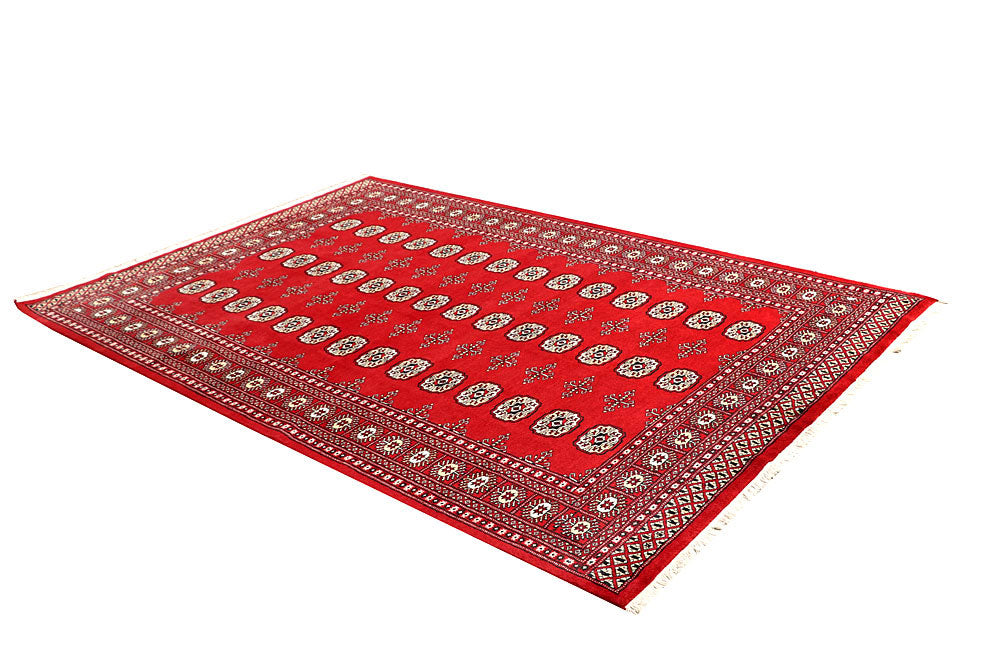 Firebrick Bokhara 5' 8 x 8' 5 - No. 60469 - ALRUG Rug Store