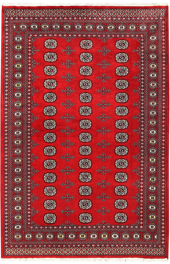 Firebrick Bokhara 5' 8 x 8' 5 - No. 60469 - ALRUG Rug Store