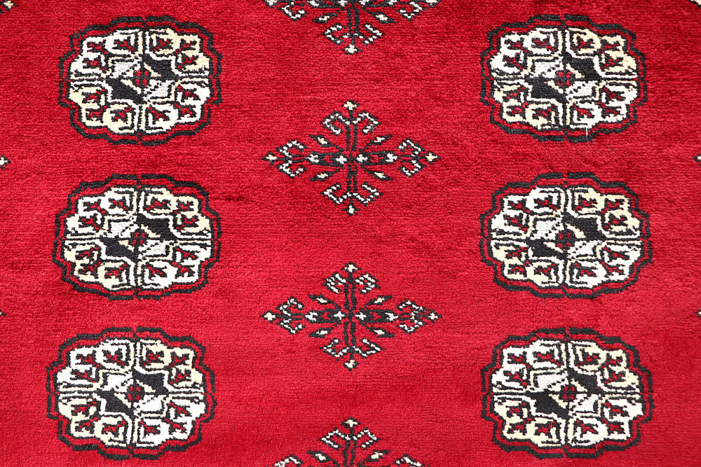 Firebrick Bokhara 5' 6 x 8' 2 - No. 60470 - ALRUG Rug Store