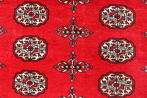 Red Bokhara 5' 8 x 8' 2 - No. 60471 - ALRUG Rug Store