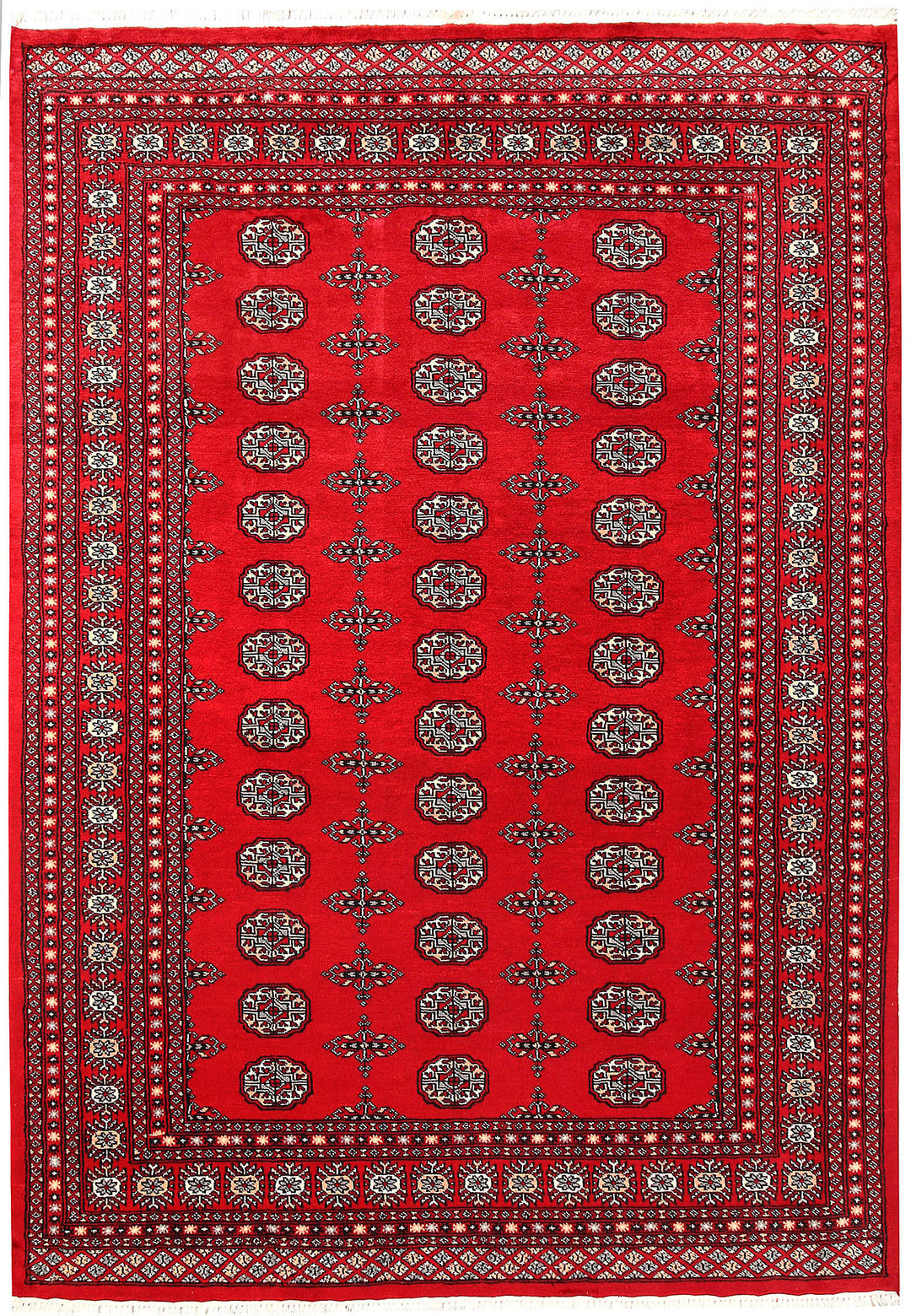 Red Bokhara 5' 8 x 8' 2 - No. 60471 - ALRUG Rug Store
