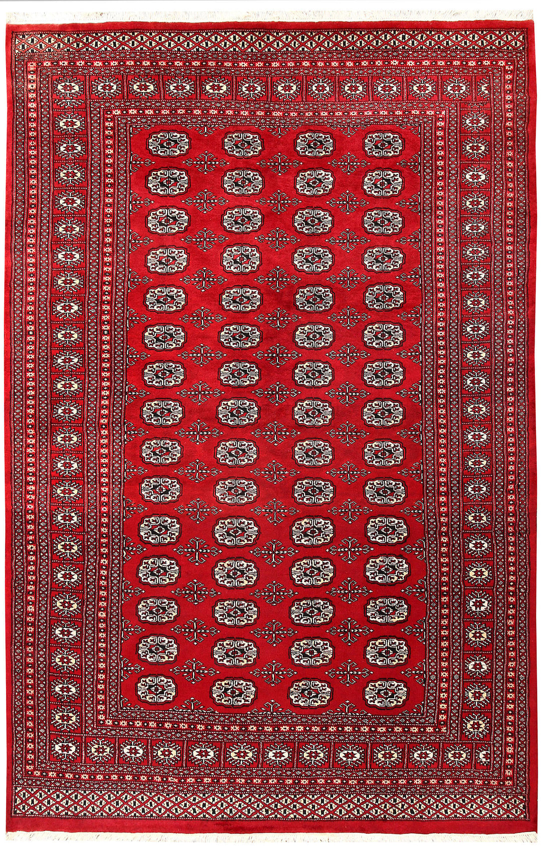 Firebrick Bokhara 5' 6 x 8' 6 - No. 60472 - ALRUG Rug Store