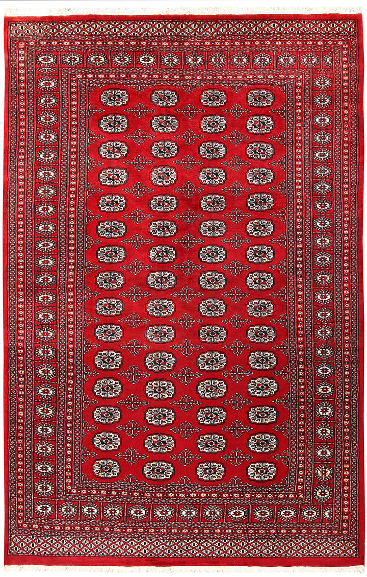 Firebrick Bokhara 5' 6 x 8' 6 - No. 60472 - ALRUG Rug Store