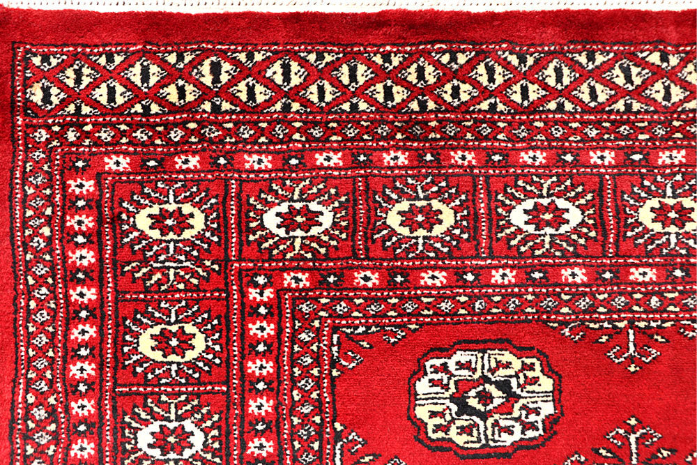 Firebrick Bokhara 5' 5 x 8' 4 - No. 60475 - ALRUG Rug Store