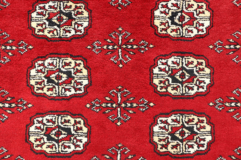 Firebrick Bokhara 5' 5 x 8' 4 - No. 60475 - ALRUG Rug Store