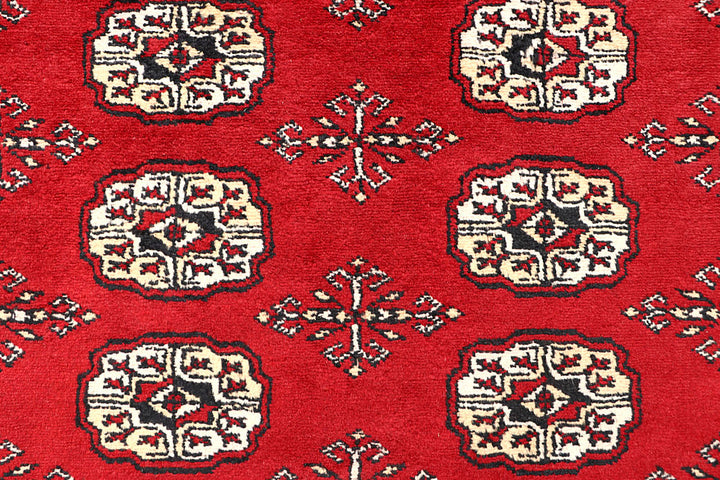 Firebrick Bokhara 5' 5 x 8' 4 - No. 60475 - ALRUG Rug Store