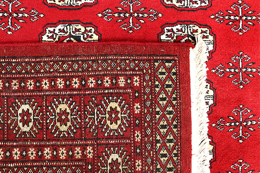 Firebrick Bokhara 5' 5 x 8' 4 - No. 60475 - ALRUG Rug Store
