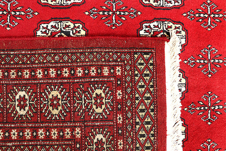 Firebrick Bokhara 5' 5 x 8' 4 - No. 60475 - ALRUG Rug Store