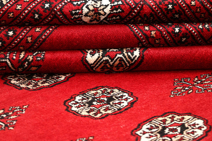 Red Bokhara 5'  7" x 9' " - No. QA22948